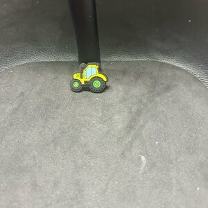 3/$8 Yellow Tractor Croc Charm